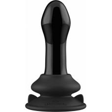 Shots Pluggy - Glass Vibrator with Suction Cup