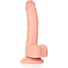 Shots Curved Realistic Dildo with Balls and Suction Cup - 7