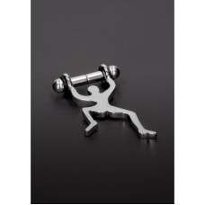 Shots Climbing Man Magnetic Nipple Clamps