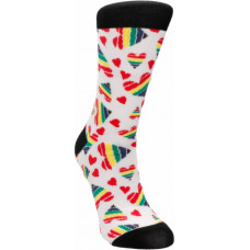 Shots Happy Hearts Socks - US Size 8-12 / EU Size 42-46
