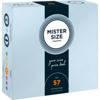 Mister Size Pure Feel - Prezervatīvi 57 mm - 36 Iepak