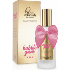 Bijoux Indiscrets 2 in 1 Bubblegum Silicone Massage Gel and Intimate Gel - Bubblegum - 3 fl oz / 100 ml