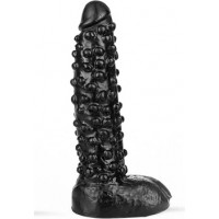 All Black Tumšais kristāls - Dildo