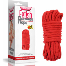 Lovetoy Fetish Bondage Rope Red