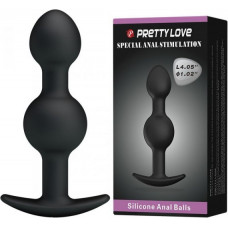 Lybaile Pretty Love silicone Anal balls 4,05 Inch Black