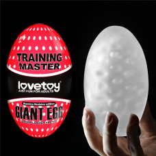 Lovetoy Giant Egg Masturbator Red