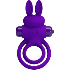 Lybaile Pretty Love Vibro Penis Ring Bunny III Blue