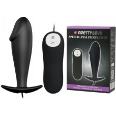 Lybaile Pretty Love Vibrating Butt Plug Black