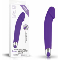 Lovetoy Rechargeable IJOY Silicone Dildo Purple