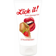 Orion *Lick it Erotic Massage Gel Strawberry 50ml
