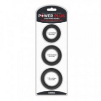 Lovetoy Power Plus Soft Silicone Snug Ring Black Black