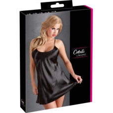 Cottelli Lingerie Satin Chemise Black XXL