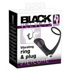Black Velvets BV Vibrating ring & plug
