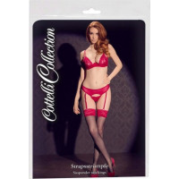 Cottelli Legwear Stockings black/red 2
