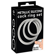 You2Toys Metallic Silicone Cock ring se