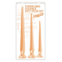 You2Toys Super Long Butt Plug Set flesh