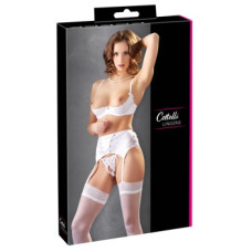 Cottelli Lingerie Shelf Bra Set white 85C/L
