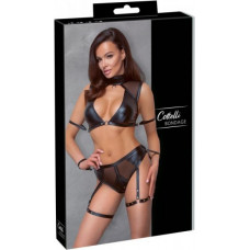 Cottelli Bondage Tops un biksītes melnas L
