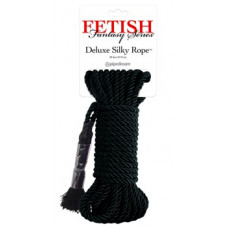 Fetish Fantasy Series FFS Deluxe Silk Rope Black