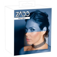 Zado Leder Halsfessel Kette