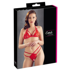 Cottelli Lingerie Lace Set red L