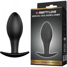Lybaile Pretty Love Round Anal Butt Plug Black
