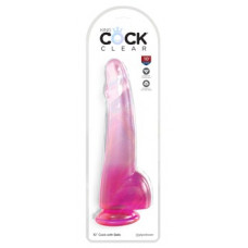 King Cock Clear KingCockClear 10 w bumbiņas rozā krāsā