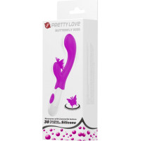 Lybaile Pretty Love Butterfly Kiss Vibrator Pink