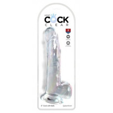 King Cock Clear KingCockClear 9 w bumbiņas Clear