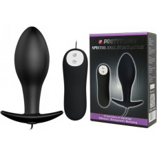 Lybaile Pretty Love Vibrating Butt Plug Black