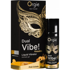 Orgie GEL DUAL VIBE! - KISSABLE - PINA COLADA - 15ml