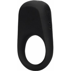 Shots Vibrating Cock Ring - Licorice Black