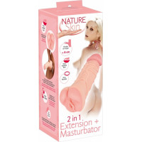 Nature Skin 2in1 Extension + Masturbator