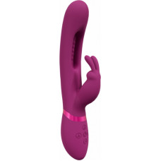 Vive By Shots Mika - Triple Motor - Vibrating Rabbit with Innovative G-Spot Flapping Stimulator - Pink