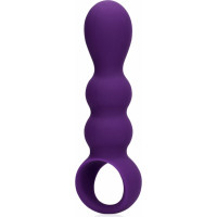 Shots Asaras formas anālais vibrators — dzidri violets